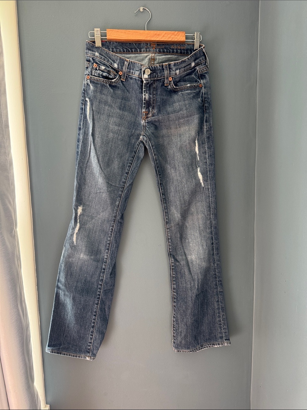 Vintage Y2K 7 for all mankind low rise bootcut flare made in USA